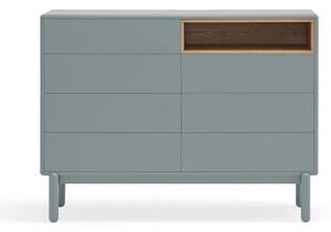 Cassettiera bassa blu-grigio 120x90 cm Corvo - Teulat