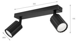 Brilagi - Faretto CRISPINA 2xGU10/10W/230V nero