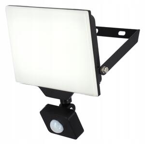 Proiettore da esterno LED con sensore, 50W, 230V, 4500K, IP65, nero