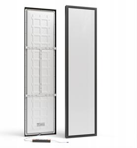 Pannello LED da superficie LED/60W/230V 30x120 cm nero