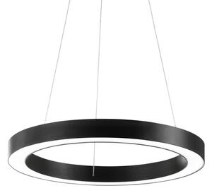Ideal Lux - Lampadario LED a sospensione con filo ORACLE LED/28W/230V 3000K diametro 50 cm CRI 90 nero