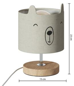 Atmosphera - Lampada da tavolo per bambini TOXEY 1xE14/25W/230V orsetto