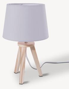 Atmosphera - Lampada da tavolo TRIPOD 1xE14/40W/230V pino/grigio