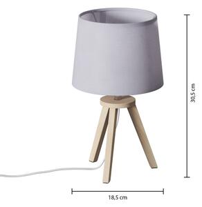 Atmosphera - Lampada da tavolo TRIPOD 1xE14/40W/230V pino/grigio
