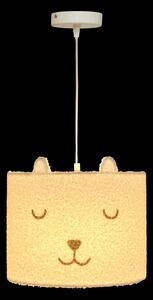 Atmosphera - Lampadario a sospensione per bambini con cavo TOXEY 1xE27/25W/230V orsetto