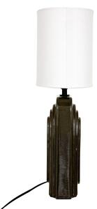 Atmosphera - Lampada da tavolo MONIA 1xE14/60W/230V nero/bianco