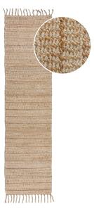 Tappeto in moquette di colore naturale 60x230 cm Levi - Flair Rugs