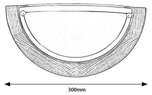 Brilagi - Applique ORBIS 1xE27/60W/230V 30 cm pino