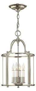 Hinkley HK-GENTRY-P-M-PN - Lampadario a sospensione con catena GENTRY 4xE14/60W/230V, finitura cromo lucido
