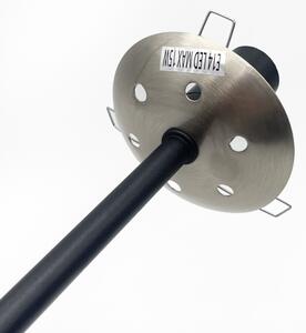 Brilagi - Plafoniera MALIVA 4xE14/15W/230V cromo opaco/fumé
