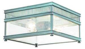 Elstead HOLBORN-F-VDG - Lampada esterna HOLBORN 2xE27/60W/230V IP44 turchese