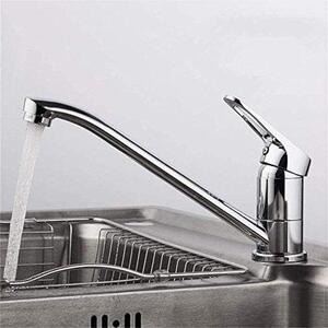 Miscelatore per cucina - Rubinetti per cucina - Rubinetti per acqua - Ottone senza piombo - Singola Cranehole - Cromo