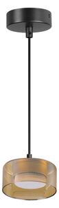 Brilagi - LED Lampadario sospeso su cavo AURA LUX 1xGX53/30W/230V nero/oro