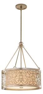 Feiss FE-ARABESQUE4 - Lampadario a stelo ARABESQUE 4xE27/60W/230V dorato