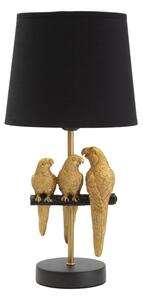 Lampada da Comodino Pappagallo Ø 20x39 cm in Ferro e Poliestere