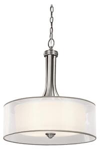 Kichler KL-LACEY-P-L-AP - Lampadario a catena LACEY 4xE27/60W/230V cromo opaco