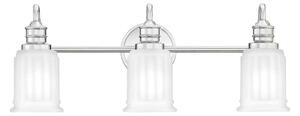 Quoizel QZ-SWELL3-PC-BATH-LED Applique da bagno SWELL 3xG9/3W/230V IP44 cromata