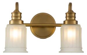 Quoizel QZ-SWELL2-BB-BATH-LED Lampada da parete per bagno SWELL 2xG9/3W/230V IP44 dorata