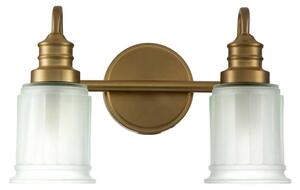 Quoizel QZ-SWELL2-BB-BATH-LED Lampada da parete per bagno SWELL 2xG9/3W/230V IP44 dorata