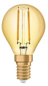 Lampadina LED, E14, sferico, ambrato, luce calda, 2.5W=220LM (equiv 22 W), 300° , OSRAM
