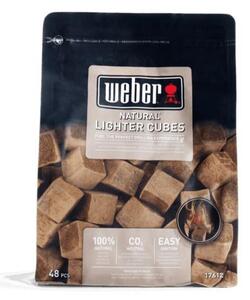 Weber confezione da 48 cubetti accendifuoco naturali
