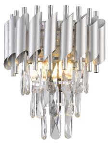Brilagi - Lampada da parete ECLIPSE 2xE14/10W/230V argento