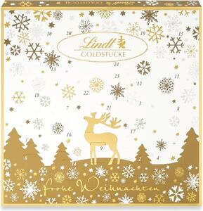 Lindt Calendario dell'Avvento Pezzi d'oro da mettere 9 assortiti 156g