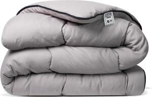 Piumino senza coperchio - Piumino coverless - Comfort durante tutto l'anno - Lavabile a 60°C - 140x200 cm - Taupe/grigio