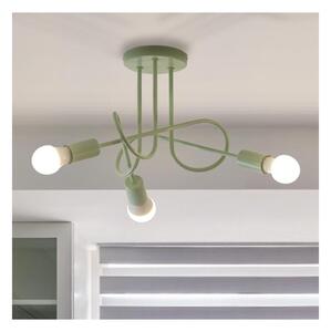Lampadario a plafone OXFORD 3xE27/15W/230V verde