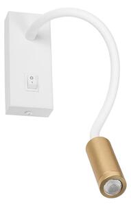 Kanlux 32518 - Lampada flessibile TONIL LED/3,3W/230V bianca/oro