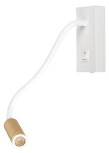 Kanlux 32518 - Lampada flessibile TONIL LED/3,3W/230V bianca/oro