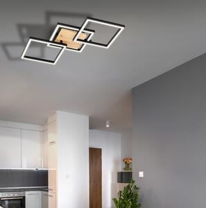 Plafoniera industriale Rog LED , in metallo, grigio e marrone47.5x47.5 cm, 3900 LM INSPIRE