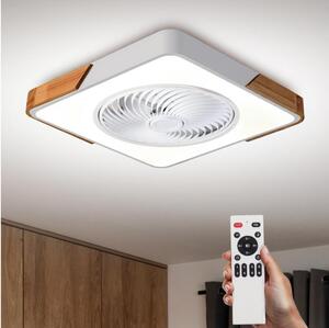 Brilagi-LED lampada dimmerabile con ventilatore LED/30W/230V 3000-6500K bianco/rovere + telecomando