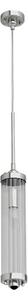 Open Design OR84351 - Lampadario a sospensione con cavo FIATTO 1xE14/12W/230V, cromo lucido