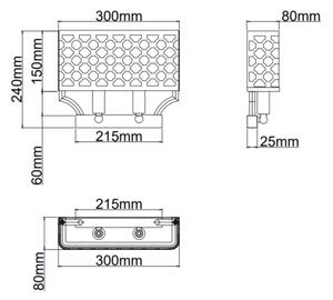 Open Design OR84603 - Applique VERNO 2xE14/12W/230V ottone