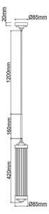 Open Design OR85310 - Lampada a sospensione con cavo FIATTO 1xE14/12W/230V nero