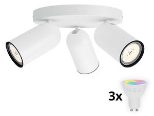 Philips - Faretto dimmerabile LED RGBW PONGEE 3xGU10/4,8W/230V bianco + telecomando