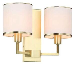 Open Design OR81503 - Lampada da parete CASA 2xE14/12W/230V ottone/crema