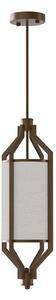 Open Design OR85877 - Lampada su asta ZUNDO 1xE27/15W/230V marrone/beige