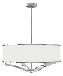 Open Design OR84801 - Lampadario a stelo GERDO 4xE27/12W/230V cromo lucido/bianco