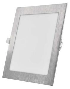 Plafoniera LED da incasso NEXXO LED/18W/230V 3000/3500/4000K argento 22,5x22,5 cm