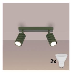 Brilagi - Faretto LED CRESTO 2xGU10/10W/230V verde