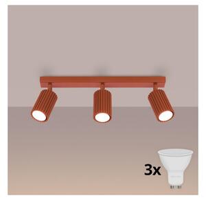 Brilagi - Faretto LED CRESTO 3xGU10/10W/230V rosso