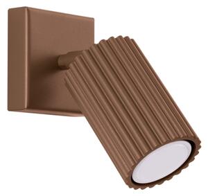 Brilagi - Faretto da parete LED CRESTO 1xGU10/10W/230V marrone