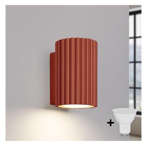 Brilagi - Lampada da parete a LED CRESTO 1xGU10/10W/230V 10 cm rossa