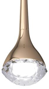 Open Design OR80315 - Lampadario a sospensione con cavo CRIMA LED/7W/230V oro rosa