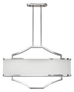 Open Design OR84849 - Lampadario a stelo GERDO OVALE 6xE14/12W/230V cromo lucido/bianco