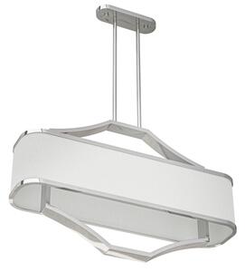 Open Design OR84849 - Lampadario a stelo GERDO OVALE 6xE14/12W/230V cromo lucido/bianco