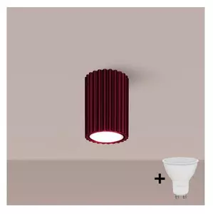 Brilagi - Faretto LED CRESTO 1xGU10/10W/230V 10 cm bordeaux