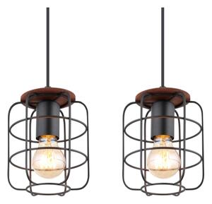 Globo 54037-4H - Lampadario a sospensione WILLA su cavo 4xE27/40W/230V